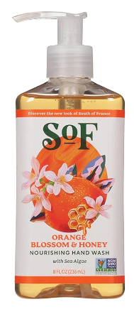 South of France Liquid Hand Soap, Orange Blossom & Honey