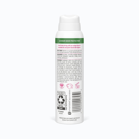 Schmidt's Natural Deodorant Spray, 48-Hour Rose + Vanilla