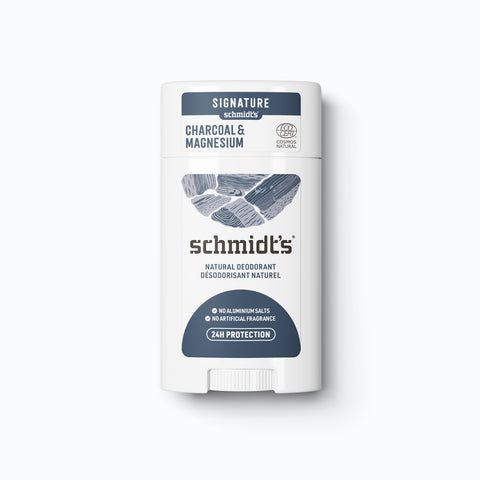 Schmidt's Natural Deodorant Stick, 24-Hour Charcoal & Magnesium