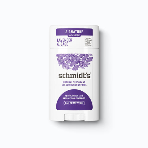 Schmidt's Natural Deodorant Stick, 24-Hour Lavender & Sage