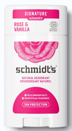 Schmidt's Natural Deodorant, 24-Hour Rose & Vanilla