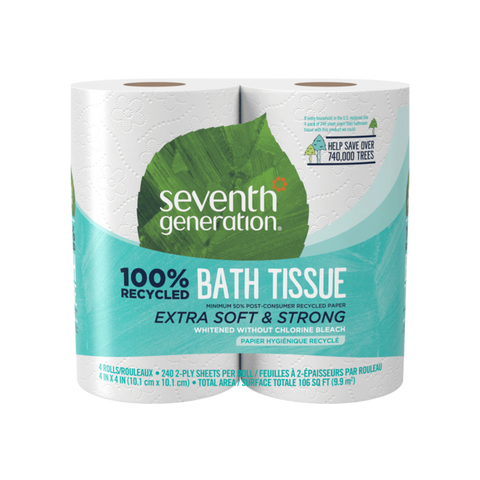 Seventh Generation 100% Recycled Bathroom Tissue, 2-Ply