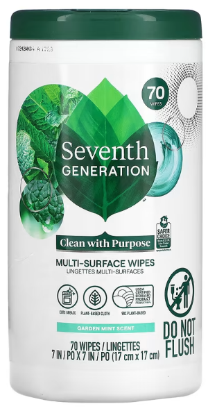 Copy of Seventh Generation Multi-Surface Wipes, Garden Mint