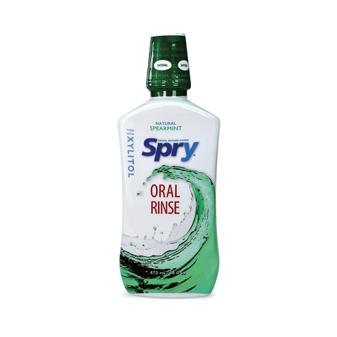 Spry Oral Rinse, Natural Spearmint