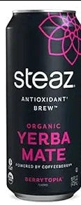 Steaz Yerba Mate, Organic Unsweetened Elderberry
