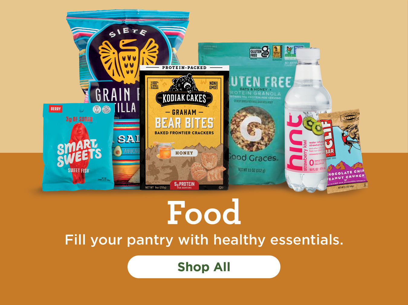 Shop the Food category. Fill your pantry with healthy essentials.  