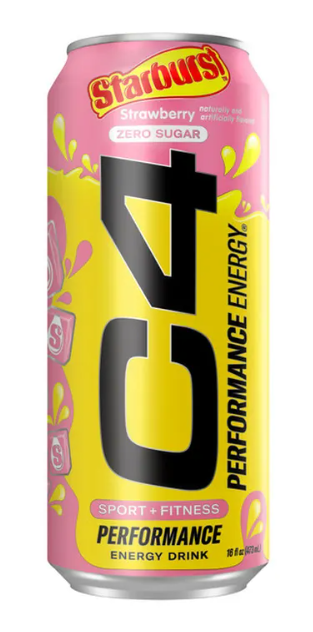 C4 Performance Energy Drink, Starburst Strawberry