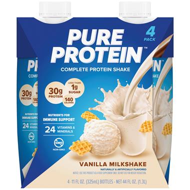 Pure Protein Vanilla Milkshake