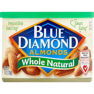 Blue Diamond Whole Natural Almonds - 6 Ounce