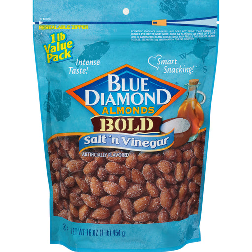 Blue Diamond Almonds Bold Salt 'n Vinegar - 16 Ounce