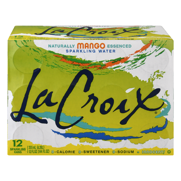 LaCroix Mango Sparkling Water 12 Pack - 12 Ounce