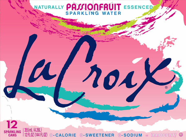 LaCroix Sparkling Water Passionfruit 12 Pack - 12 Ounce