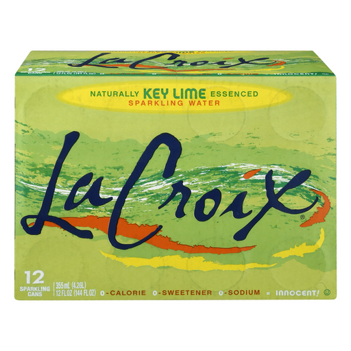 LaCroix Key Lime Sparkling Water 12 Pack - 12 Ounce
