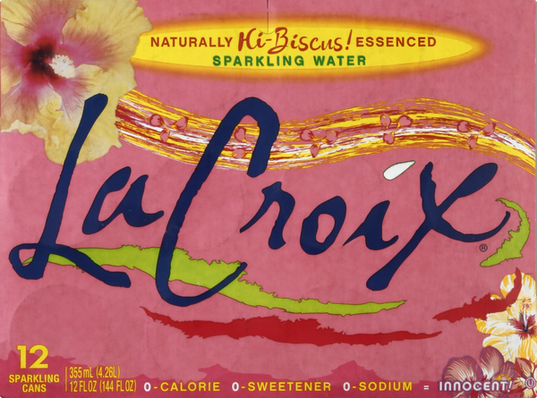 LaCroix Hi-Biscus Sparkling Water 12 Pack - 12 Ounce