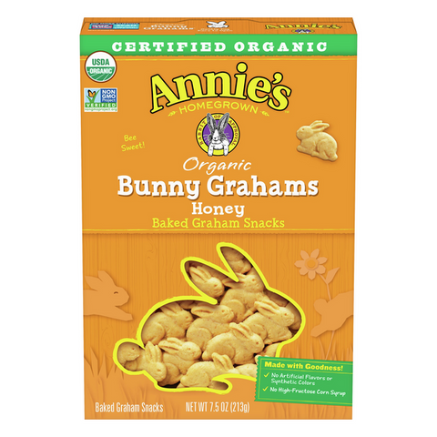 Annie's Organic Honey Bunny Grahams - 7.5 Ounce