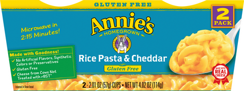 Annie's Rice Pasta & Cheddar Macaroni & Cheese - 4.02 Each