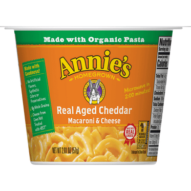 Annie's Real Aged Cheddar Macaroni & Cheese - 2.01 Ounce