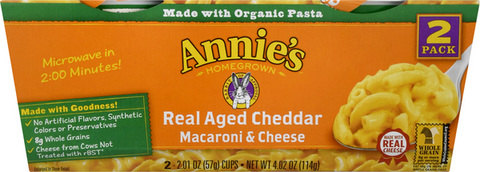 Annie's Real Aged Cheddar Macaroni & Cheese - 4.02 Each