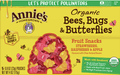 Annie's Homegrown Organic Bees, Bugs & Butterflies Fruit Snacks, Strawberry, Raspberry & Apple 5-0.8 oz Pouches - 4 Ounce