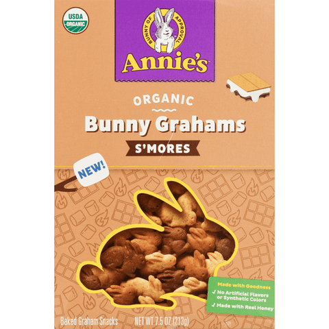 Annie's Organic S'Mores Bunny Grahams - 7.5 Ounce