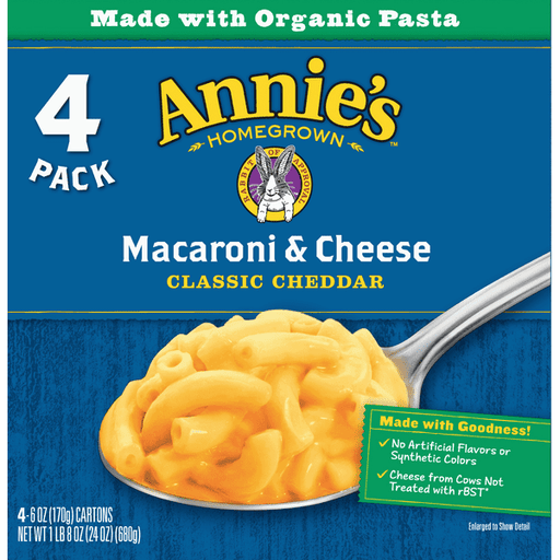 Annie's Classic Mild Cheddar Macaroni and Cheese - 24 Ounce