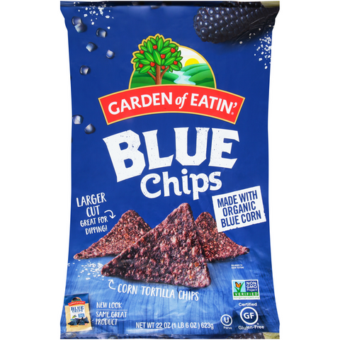 Garden of Eatin Blue Chips Corn Tortilla Chips - 22 Ounce