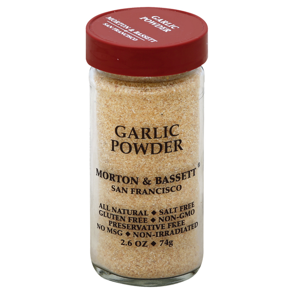 Morton & Bassett Garlic Powder - 2.6 Ounce