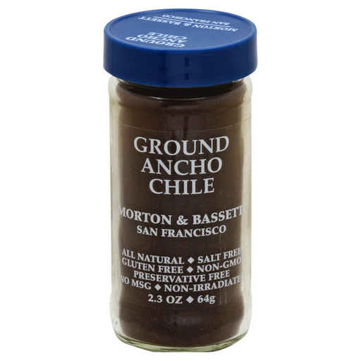 Morton & Bassett Ground Ancho Chili - 2.3 Ounce