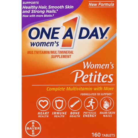 One A Day Women's Petites Multivitamin/Multimineral Supplement Tablets - 160 Each