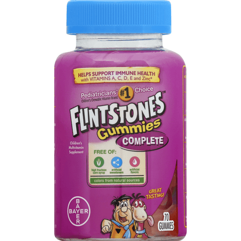 Flintstones Complete Multivitamin Gummies - 70 Count