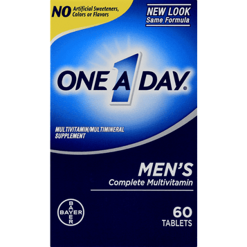 One A Day Men's Complete Multivitamin Tablets - 60 Count