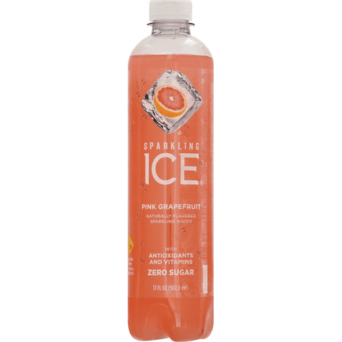 Sparkling Ice Pink Grapefruit Sparkling Water - 17 Ounce