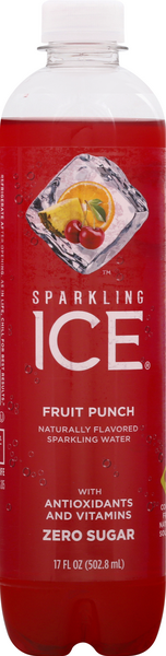 Sparkling Ice Fruit Punch Sparkling Water, Zero Sugar - 502.8 Ounce