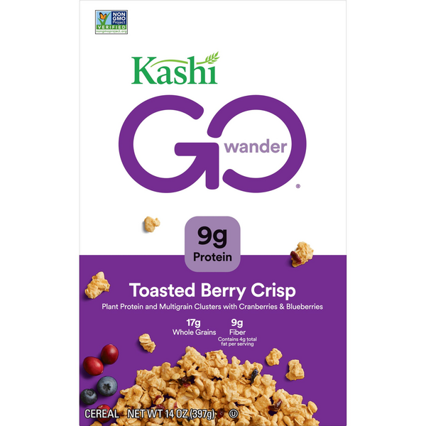 Kashi GoWander Toasted Berry Crisp Cereal - 14 Ounce