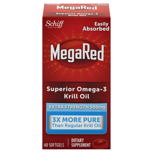 Schiff MegaRed Heart Health Omega-3 Krill Oil Extra Strength