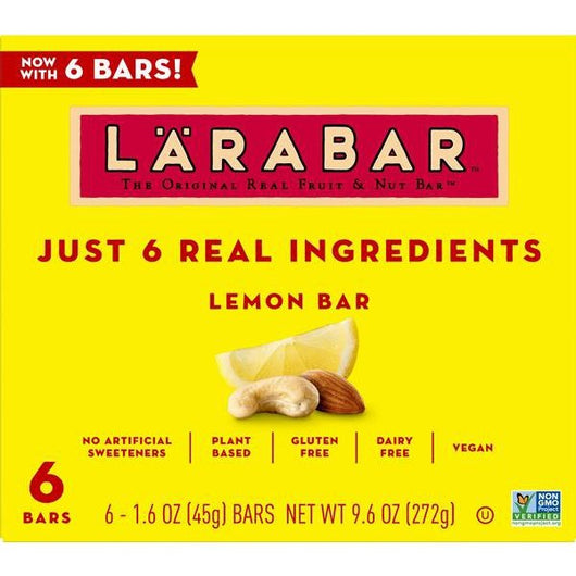 Larabar Fruit & Nut Bar Lemon - 6 Count