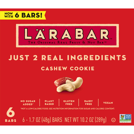 Larabar Fruit & Nut Bar, Cashew Cookie - 10.2 Ounce