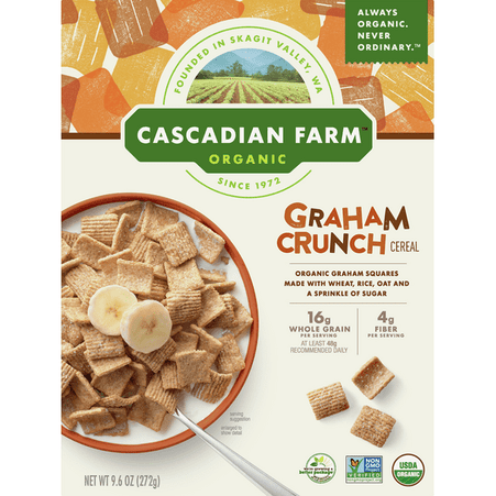 Cascadian Farm Organic Graham Crunch Cereal - 9.6 Ounce