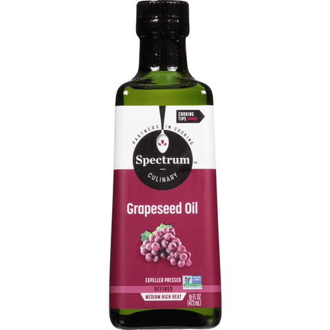 Spectrum Grapeseed Oil Refined - 16 Ounce