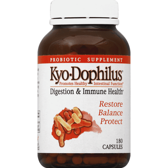 Kyolic Kyo-Dophilus Digestion and Immune Health Capsules - 180 Count