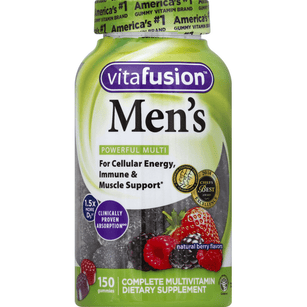Vitafusion Men's Powerful Multi Gummies Berry Flavors - 150 Each