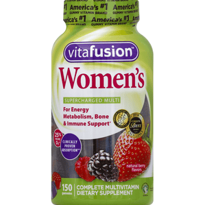 Vitafusion Women's Supercharged Multi Gummies Berry Flavors - 150 Each