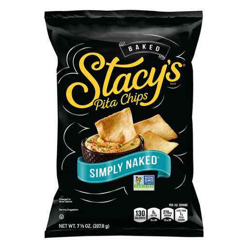 Staceys Simply Naked Pita Chips - 7.33 Ounce
