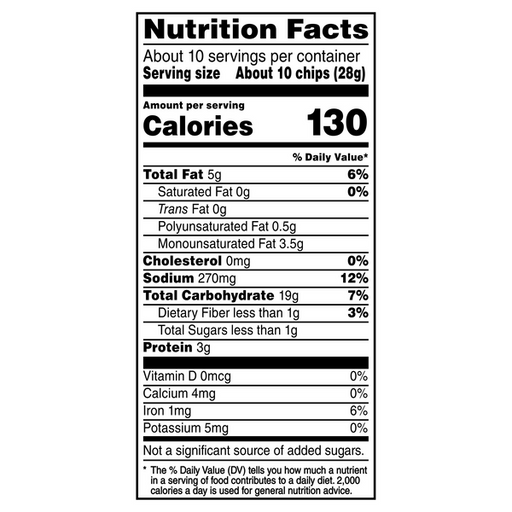 Stacy's Organic Baked Simply Naked Pita Chips - 10.25 Ounce