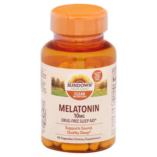 Sundown Naturals Melatonin Capsules 10mg - 90 Each