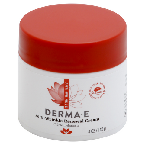 Derma E Anti-Wrinkle Renewal Cream - 4 Ounce