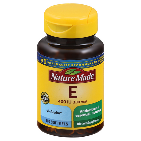 Nature Made Vitamin E 400 IU Liquid Softgels - 100 Count