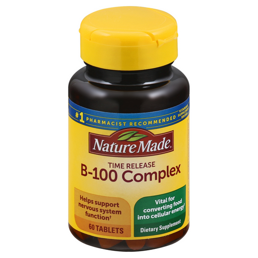 Natute Made Balanced B-100 Complex Tablets - 60 Count