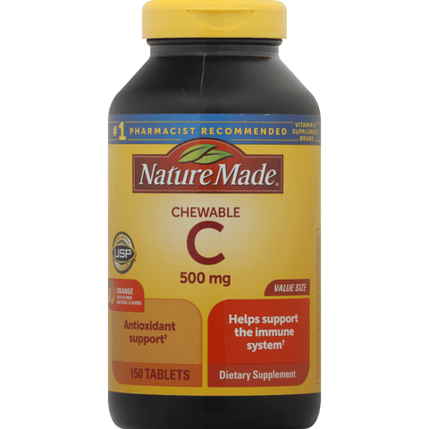 Nature Made Chewable C Vitamin 500mg Tablets - 150 Count