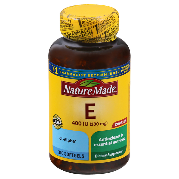 Nature Made Vitamin E 400 IU Liquid Softgels - 300 Count